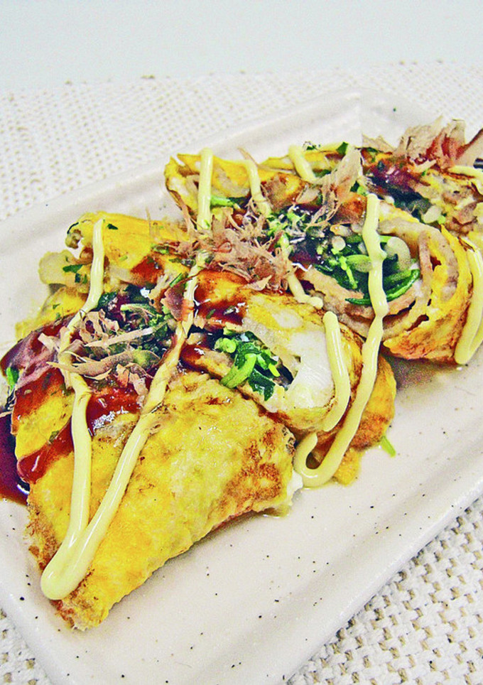 豆苗ともやしのとん平焼き-レシピのメイン写真