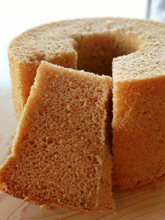 ほうじ茶のシフォンケーキ(ノンオイル)-レシピのメイン写真