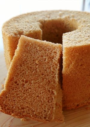 ほうじ茶のシフォンケーキ(ノンオイル)-レシピのメイン写真