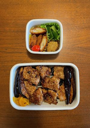 中学生野球弁当39｜豚つくね丼-レシピのメイン写真