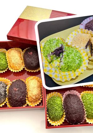 4色おはぎ-レシピのメイン写真