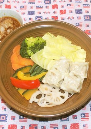 7種の野菜と焼売の土鍋蒸し-レシピのメイン写真