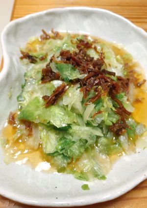 ちりめんが決めて♪レタスのナムル-レシピのメイン写真