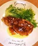 鶏モモ肉のピーナツクリームピリ辛醤油炒め