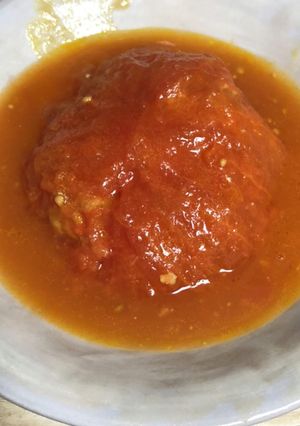 トマトの煮込み肉詰め-レシピのメイン写真