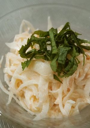 簡単☆新玉ねぎの明太マヨ和え-レシピのメイン写真