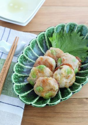 枝豆のチーズはんぺんバターじょうゆソテー-レシピのメイン写真