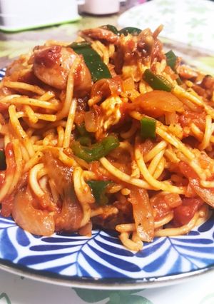 たっぷり野菜ナポリタン-レシピのメイン写真
