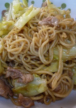 ☆べた②しない♪焼きそば☆-レシピのメイン写真