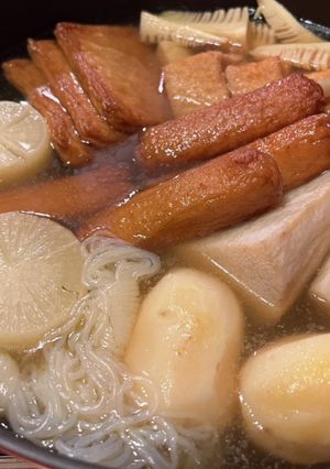 日本酒で煮込むだし割りおでん-レシピのメイン写真