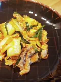 簡単!!早い!!!豚ニラキムチ炒め-レシピのメイン写真