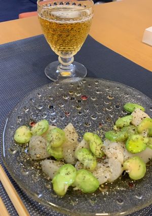 ホタテとそら豆のカルパッチョ-レシピのメイン写真