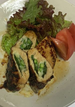 マカ入りアスパラとチーズのつくね-レシピのメイン写真
