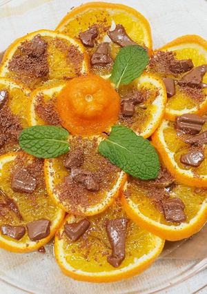 簡単レンジでチョコレートオレンジ-レシピのメイン写真
