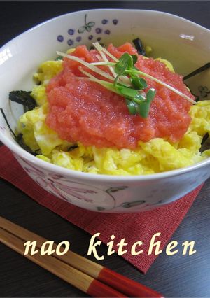 決め手はごま油☆うまうま明太子ご飯-レシピのメイン写真