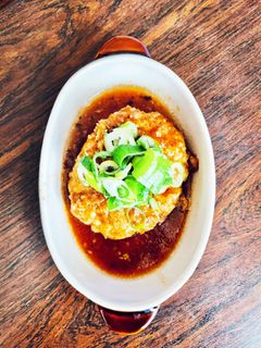 豚しゃぶ挽肉で柔らか和風ハンバーグ-レシピのメイン写真