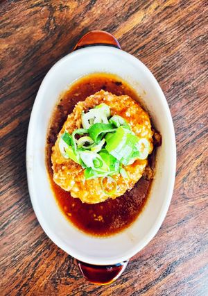 豚しゃぶ挽肉で柔らか和風ハンバーグ-レシピのメイン写真