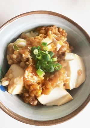 チャチャっと豆腐卵丼-レシピのメイン写真