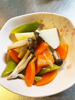 長芋とスナップエンドウの煮物-レシピのメイン写真
