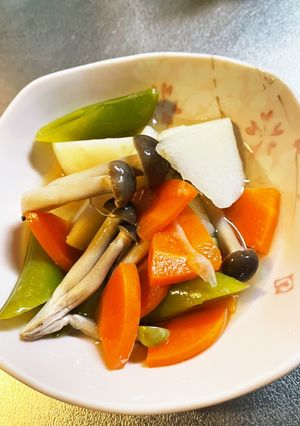 長芋とスナップエンドウの煮物-レシピのメイン写真