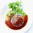手早くしっかり捏ねて【柔らかハンバーグ】