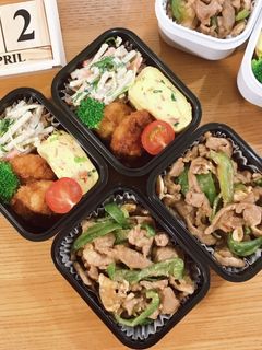 豚こまの味噌炒め弁当 22/4.12-レシピのメイン写真