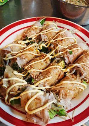 冷製*豚バラ肉の野菜巻き-レシピのメイン写真