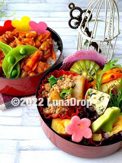 令和四年四月12日 鶏肉チリソース弁当-レシピのメイン写真
