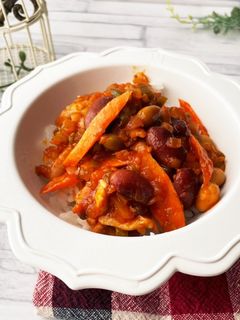 鶏肉と豆 チリソース炒め-レシピのメイン写真