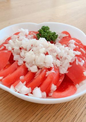 味付けシンプル＊王道トマトサラダ-レシピのメイン写真