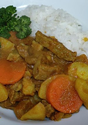 ビーフレンダンで作るカレー風ライス-レシピのメイン写真
