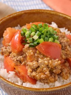 トマト麻婆丼-レシピのメイン写真