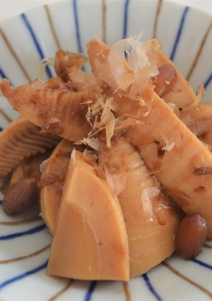 みそピーとたけのこの土佐煮-レシピのメイン写真