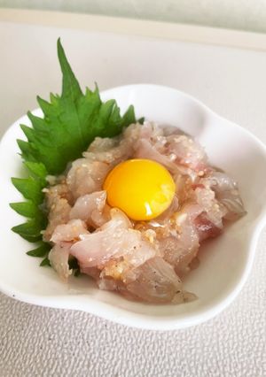 鯛のユッケ風-レシピのメイン写真