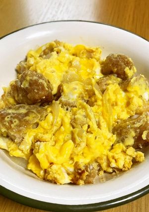 【リメイク】つくね親子丼-レシピのメイン写真