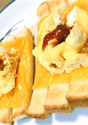 【使いきり】パンの耳でお手軽トースト-レシピのメイン写真
