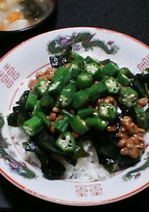 おくら＆納豆のトコトンねばねば丼-レシピのメイン写真
