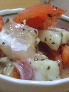 ポン酢de魚介とトマトのイタリアンマリネ-レシピのメイン写真