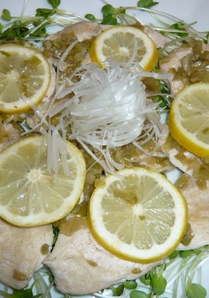 鶏胸肉の中華風レモン蒸し-レシピのメイン写真