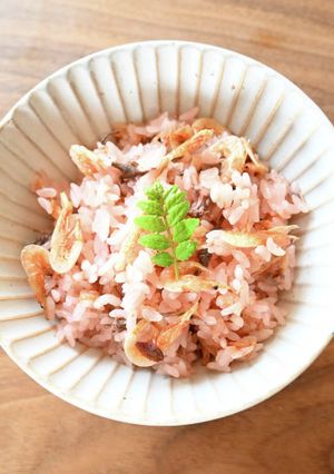 桜の花と桜エビのW桜ご飯-レシピのメイン写真