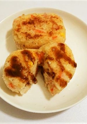 【リメイク】ポテサラで作る焼きコロッケ-レシピのメイン写真