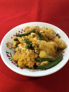 カリフラワーの卵とじ-レシピのメイン写真