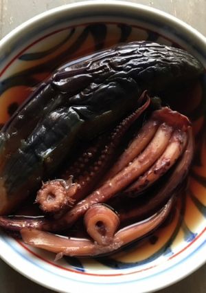 イカと茄子の煮物-レシピのメイン写真