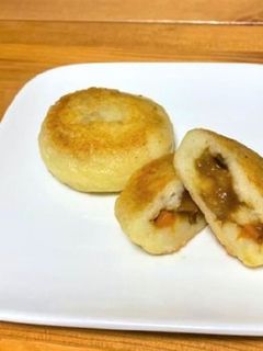 【リメイク】カレー入りいももち-レシピのメイン写真