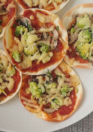 餃子の皮でおつまみ☆ピッツァ-レシピのメイン写真