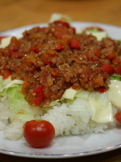 野菜たっぷり!タコライス-レシピのメイン写真