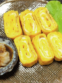 ふわふわ厚焼き玉子の新生姜醤油添え-レシピのメイン写真