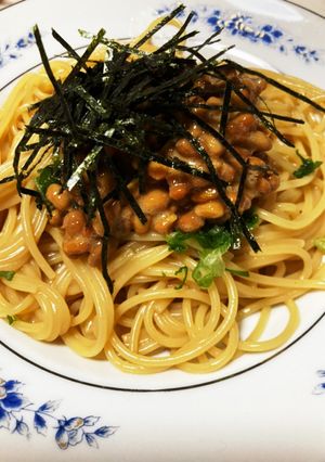 バズレシピ☆至高の納豆パスタ-レシピのメイン写真