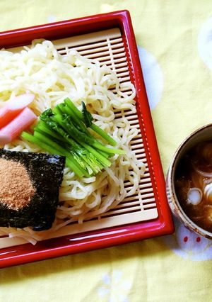 追い削り粉のつけ麺♪-レシピのメイン写真