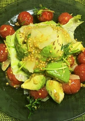 マカリーフと菊芋アボカドトマトサラダ-レシピのメイン写真